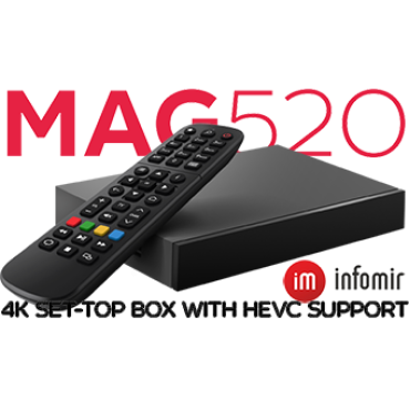 MAG520 4K IPTV Linux set-top box